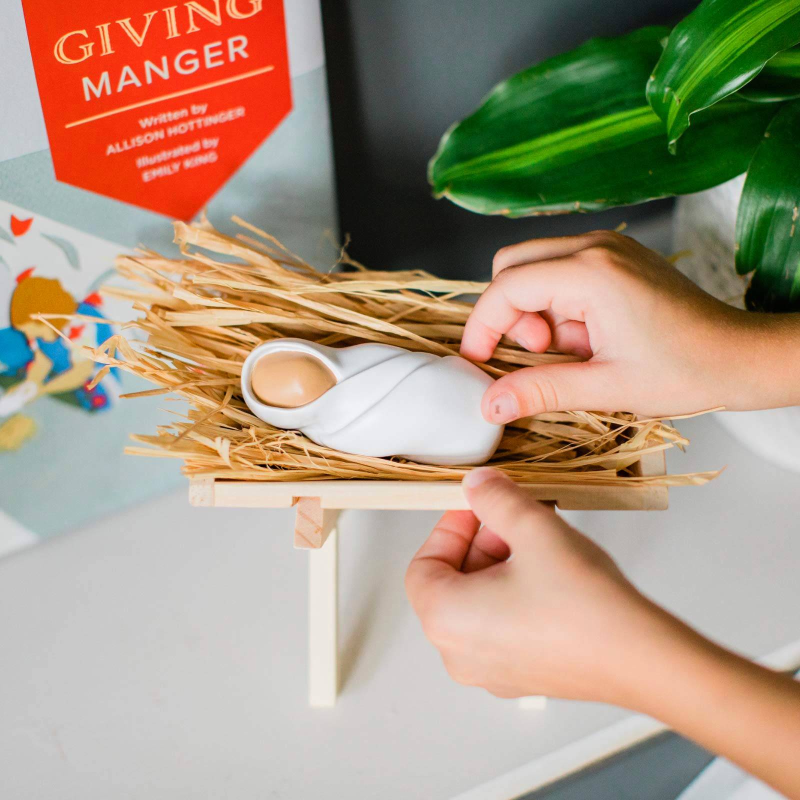 “The Giving Manger: A Christmas Family Tradition Kit” by Allison ...